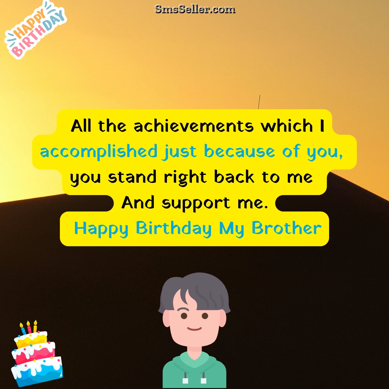 birthday brother from all achievments together